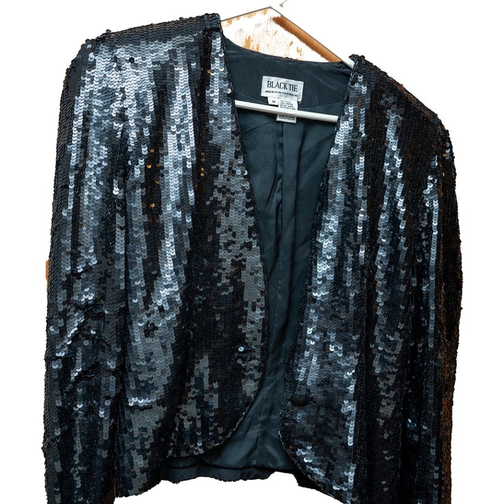 Blue Sequin Jacket - Red Carpet Ready!